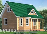 БД43 Проект  дома из бруса 7х7 м