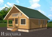 БД44 Проект деревянного дома 9х7 м