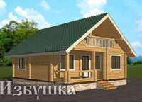 ДБ14 Проект дома из бруса 9х7 м