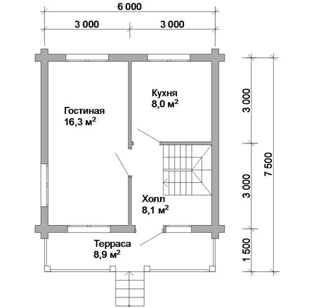 План 1 этаж