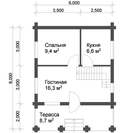 План 1 этаж
